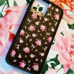 🌸black and pink floral🌸 iPhone 12 Pro Max Wildflower Case